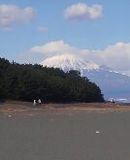 富士山もはっきりと